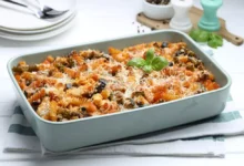 plech zapečených těstovin