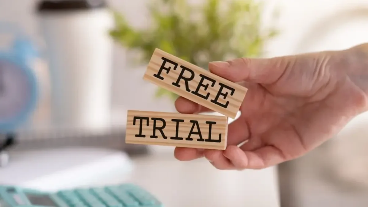 Free trail - bezplatná zkouška