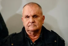 Jožo Ráž při rozhovoru se slovenskými novináři