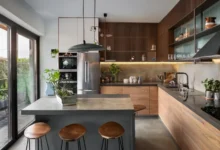 Moderní industriální kuchyně