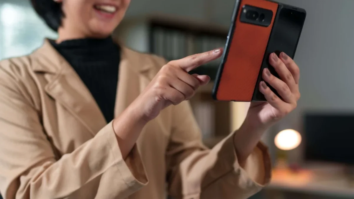 Skládací telefon