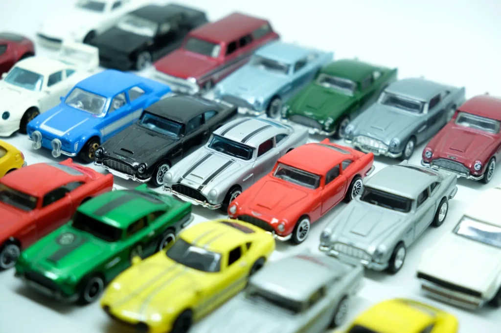 Sbírka modelů autíček